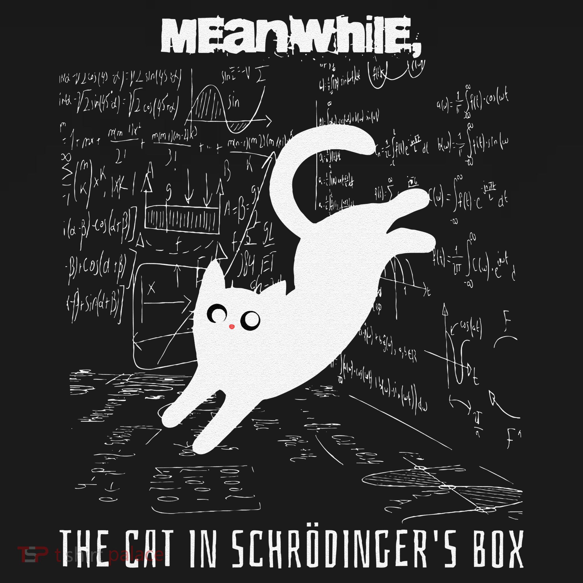 Funny SchröDingerS Cat Quantum Physics Scientists Nerd Tank Top