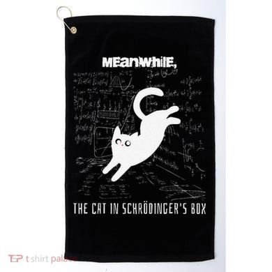 Funny SchröDingerS Cat Quantum Physics Scientists Nerd Golf Towel