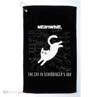 Funny SchröDingerS Cat Quantum Physics Scientists Nerd Golf Towel thumb 0