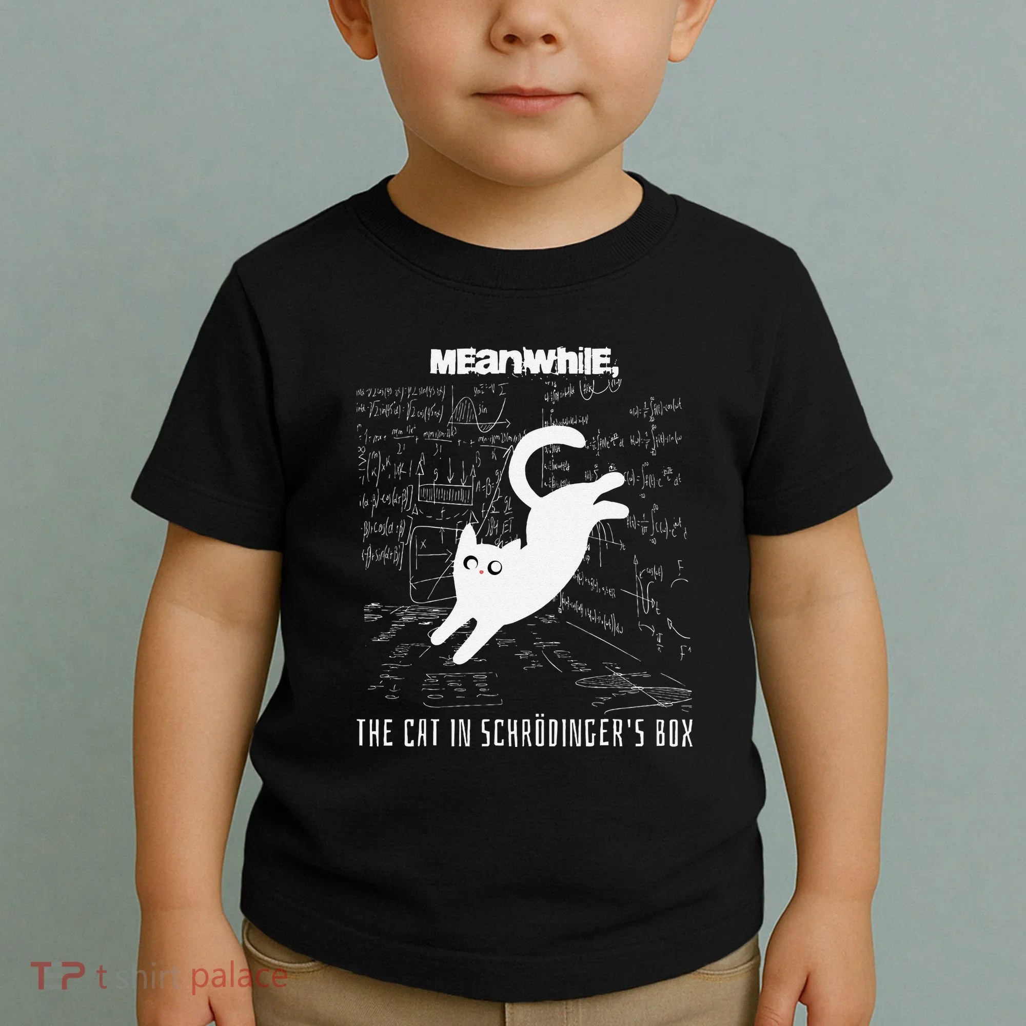 Funny SchröDingerS Cat Quantum Physics Scientists Nerd Toddler T-Shirt