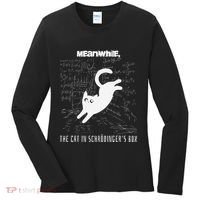 Funny SchröDingerS Cat Quantum Physics Scientists Nerd Women's Long Sleeve Shirt thumb 0