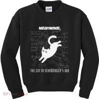 Funny SchröDingerS Cat Quantum Physics Scientists Nerd Kids Sweatshirt thumb 0
