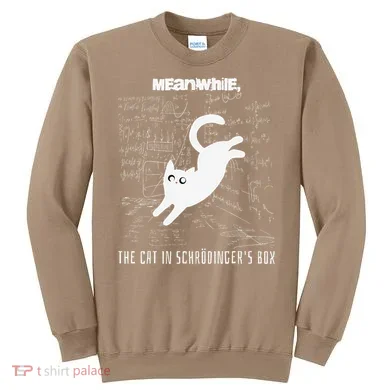 Funny SchröDingerS Cat Quantum Physics Scientists Nerd Sweatshirt