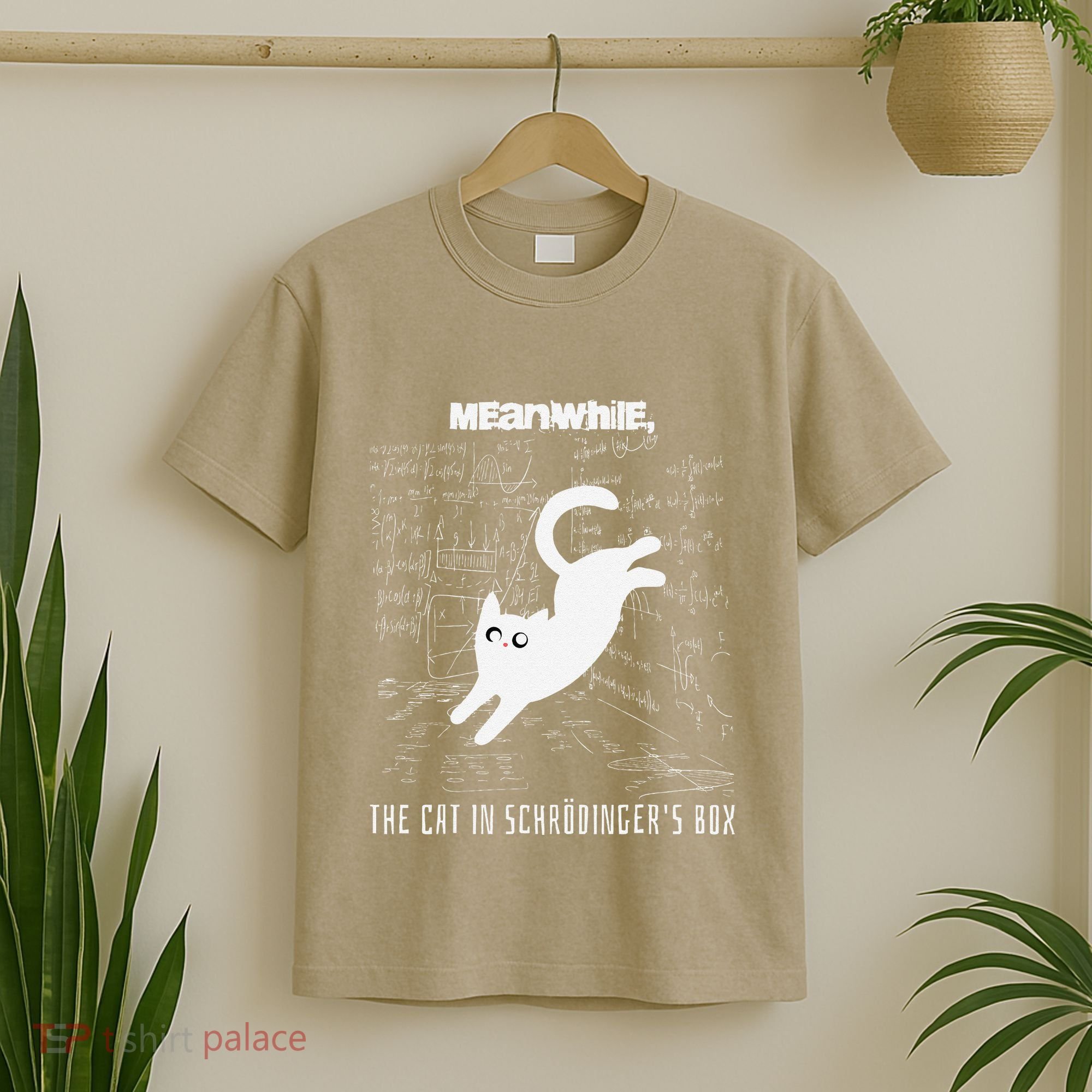 Funny SchröDingerS Cat Quantum Physics Scientists Nerd T-Shirt