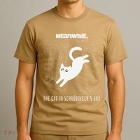 Funny SchröDingerS Cat Quantum Physics Scientists Nerd T-Shirt thumb 3
