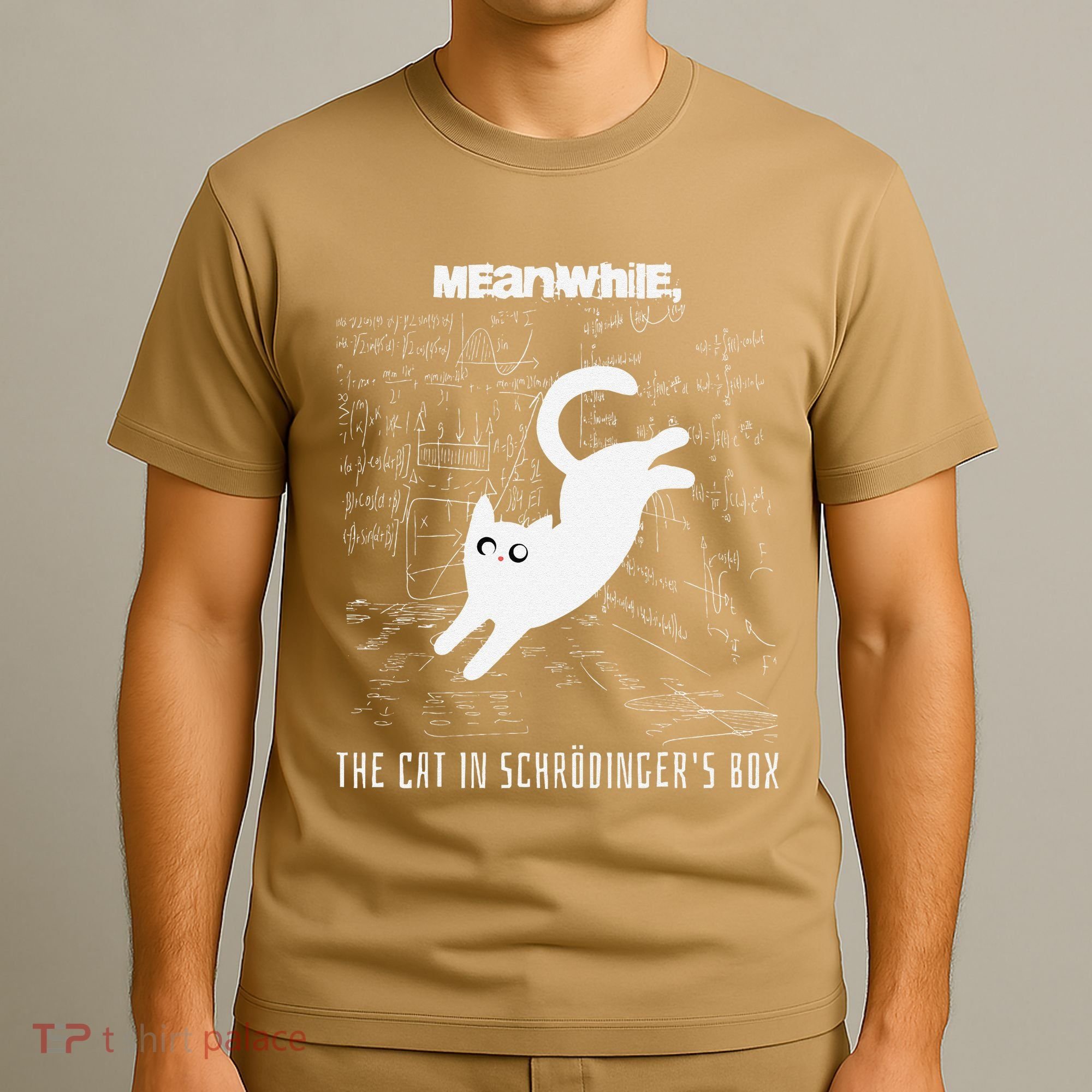 Funny SchröDingerS Cat Quantum Physics Scientists Nerd T-Shirt