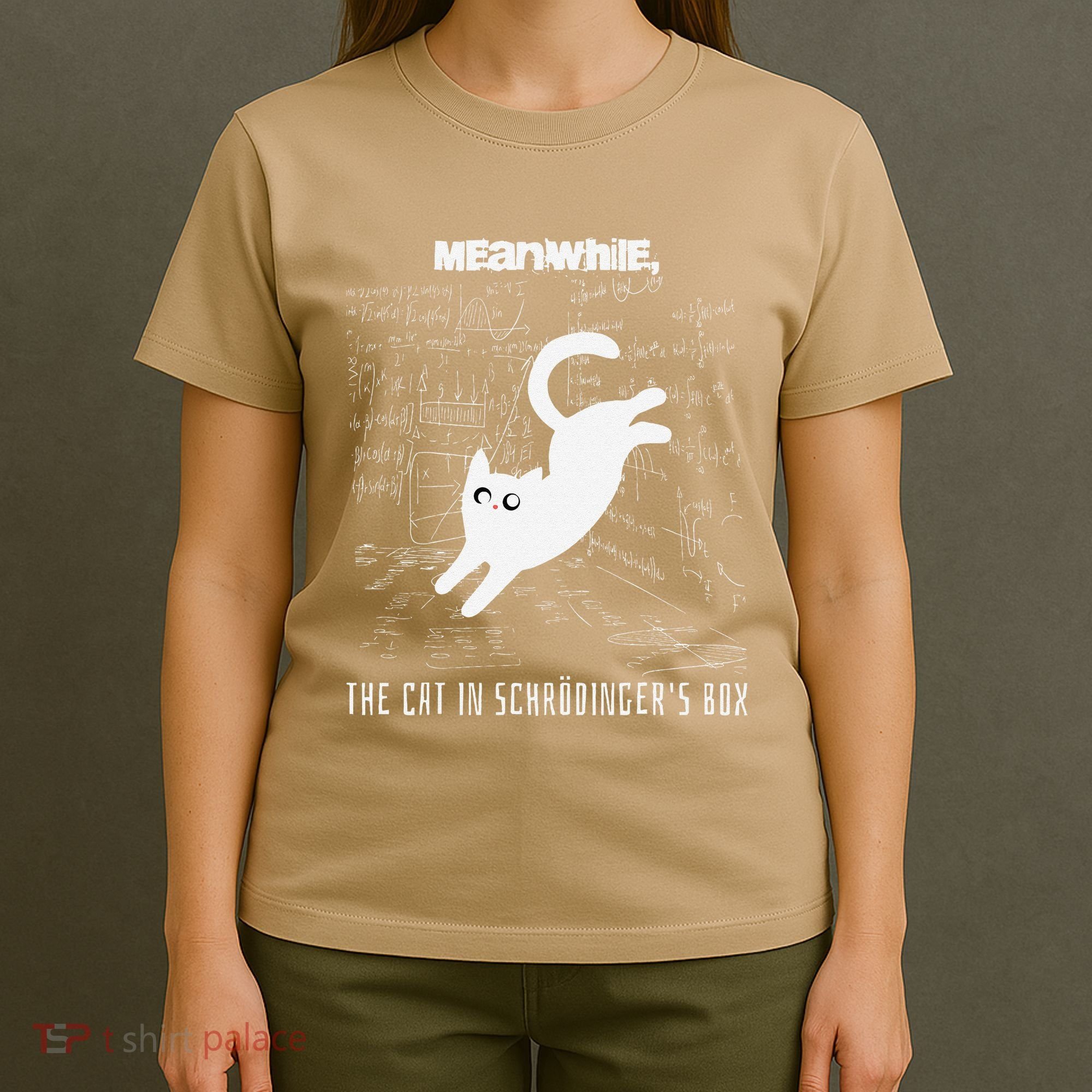 Funny SchröDingerS Cat Quantum Physics Scientists Nerd T-Shirt
