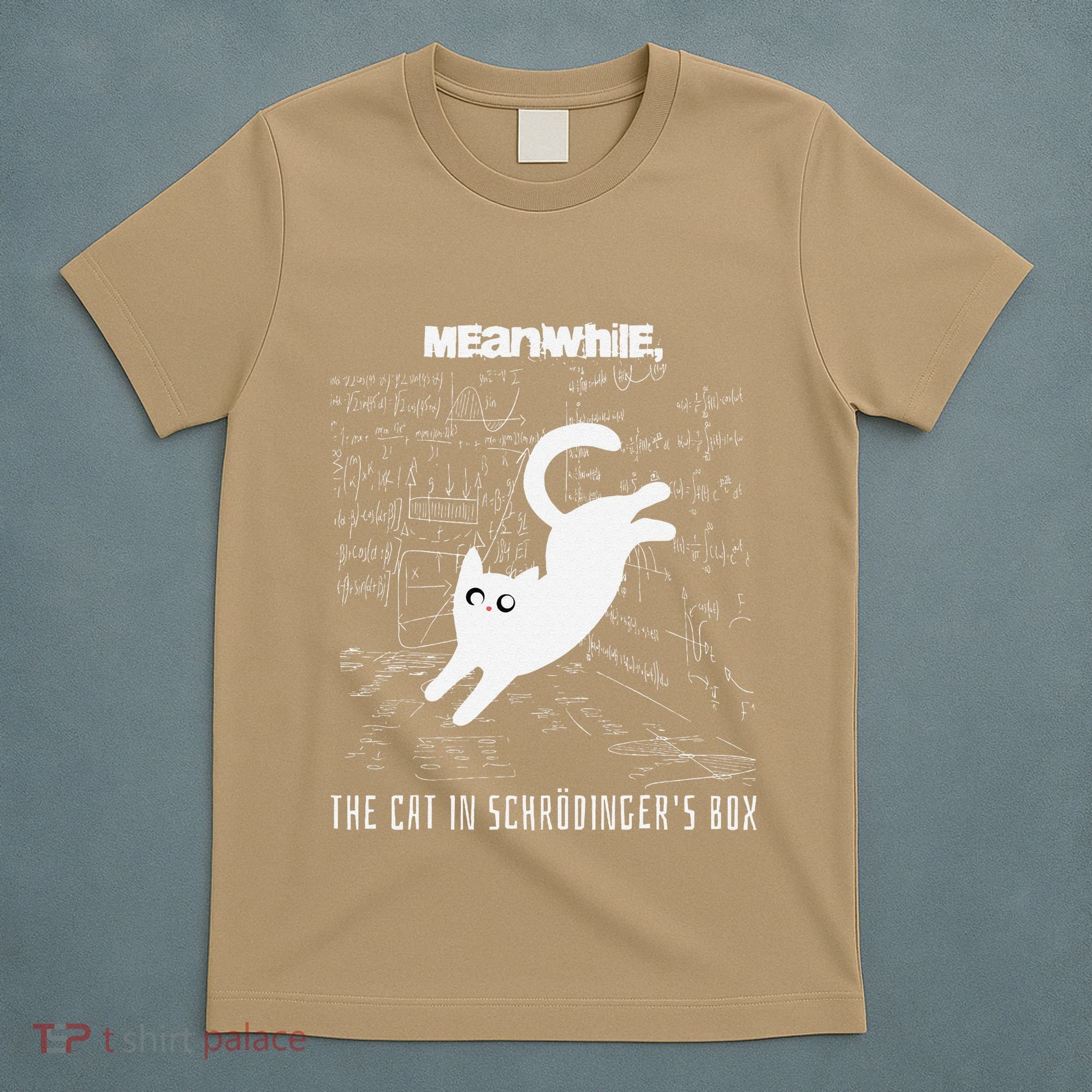Funny SchröDingerS Cat Quantum Physics Scientists Nerd T-Shirt