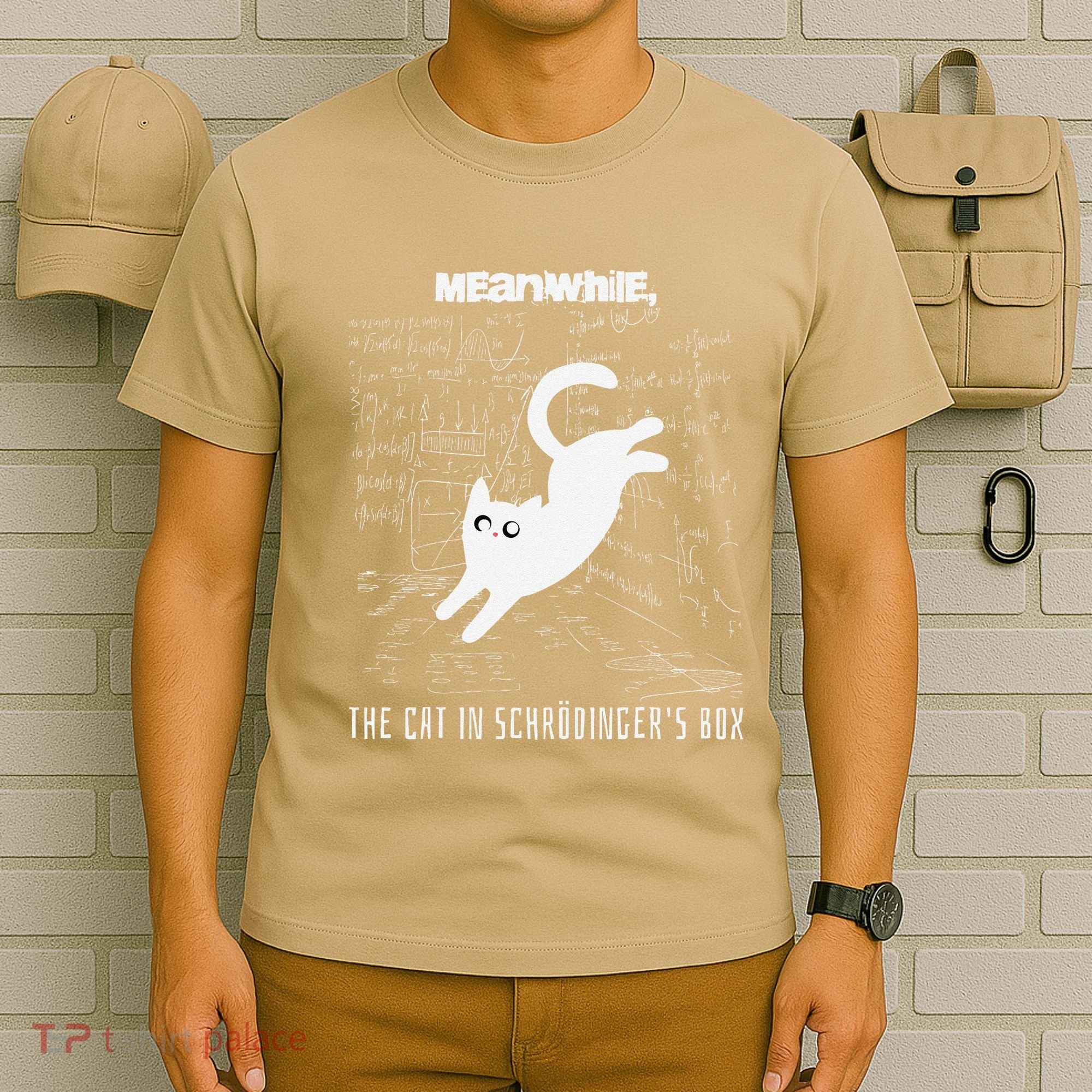 Funny SchröDingerS Cat Quantum Physics Scientists Nerd T-Shirt