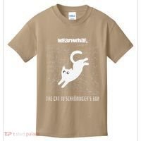 Funny SchröDingerS Cat Quantum Physics Scientists Nerd Kids T-Shirt thumb 0