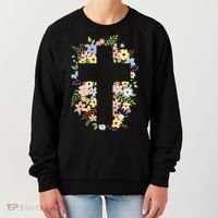 Floral Spring Cross Christianity Women's Sweatshirt thumb 0