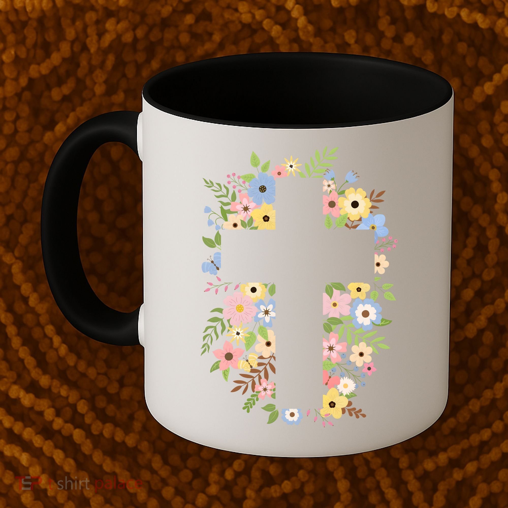 Floral Spring Cross Christianity Coffee Mug