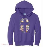 Floral Spring Cross Christianity Kids Hoodie thumb 0