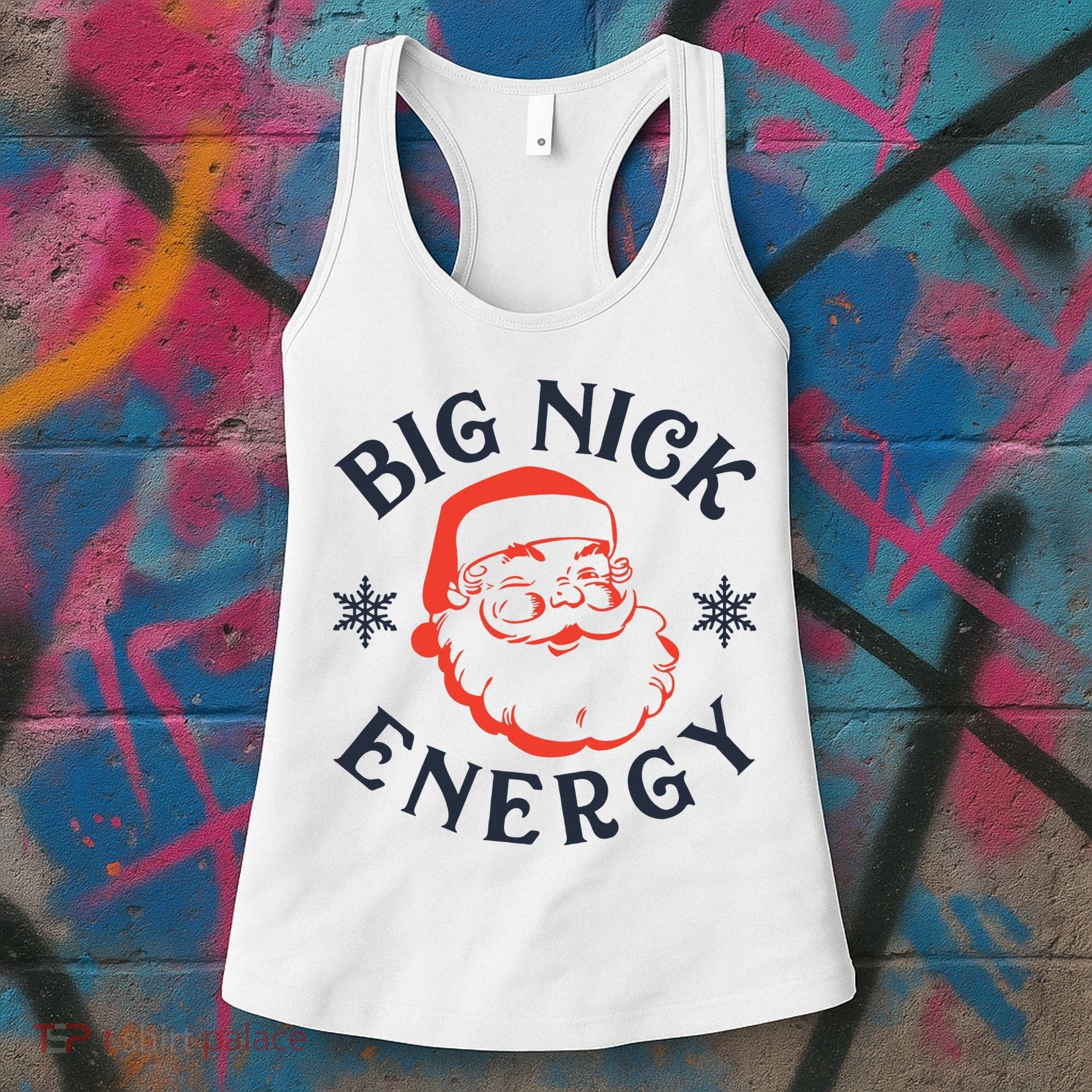 Festive Santa Claus Pajama Set for the Holidays Women's Tank Top