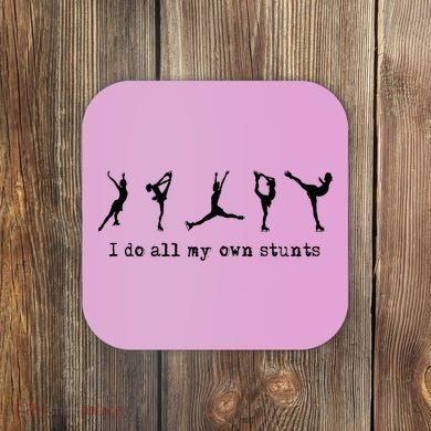 Figure Skating Cute Funny Ice Skating Coaster