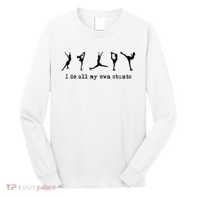 Figure Skating Cute Funny Ice Skating Long Sleeve Shirt