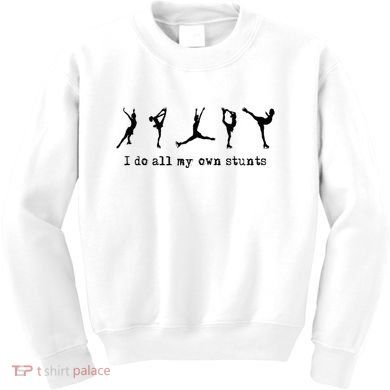 Figure Skating Cute Funny Ice Skating Kids Sweatshirt