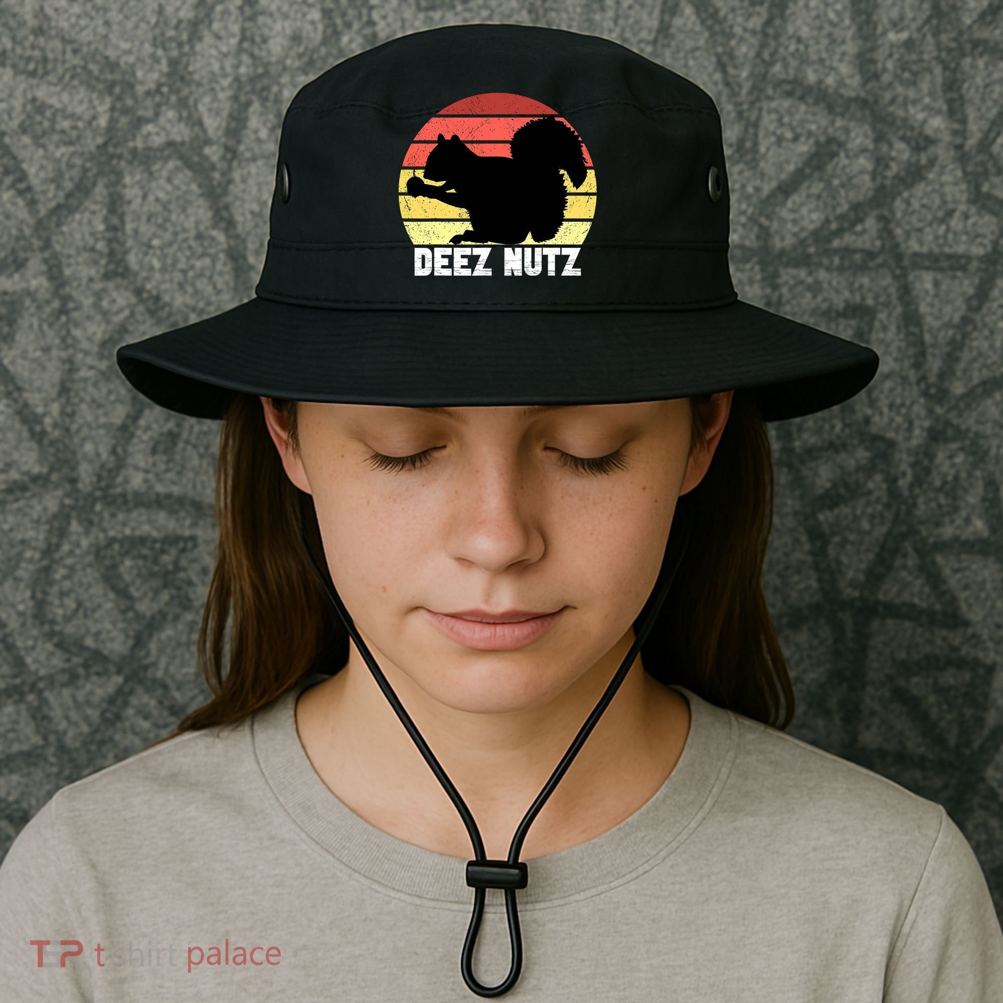 Funny Saying Deez Nutz Christmas Gopher Ugly Xmas Bucket Hat