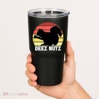 Funny Saying Deez Nutz Christmas Gopher Ugly Xmas Tumbler thumb 2