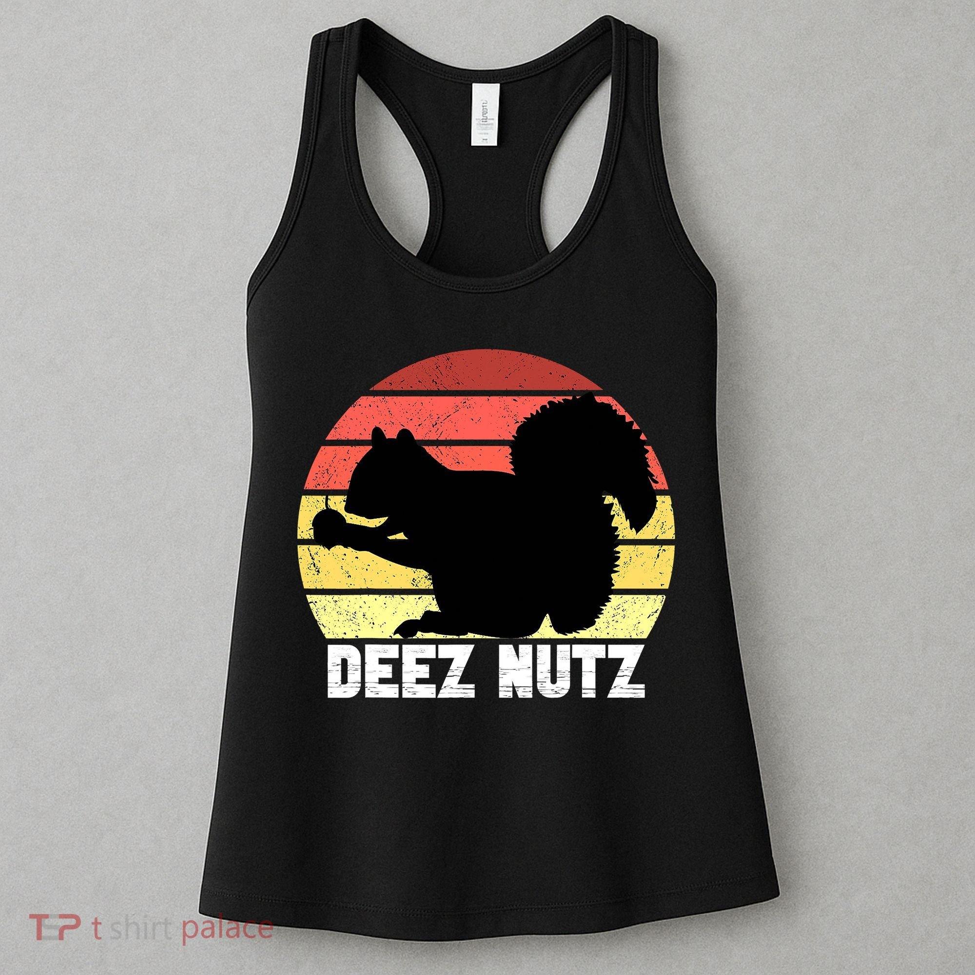 Funny Saying Deez Nutz Christmas Gopher Ugly Xmas Women's Tank Top
