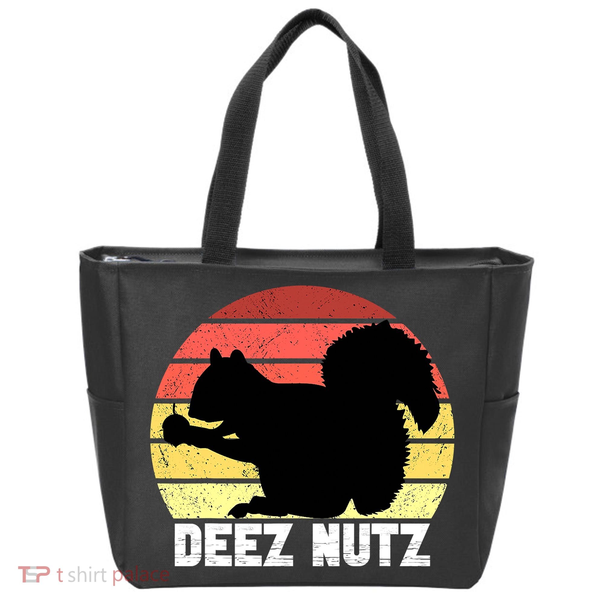 Funny Saying Deez Nutz Christmas Gopher Ugly Xmas Tote Bag