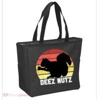 Funny Saying Deez Nutz Christmas Gopher Ugly Xmas Tote Bag thumb 2