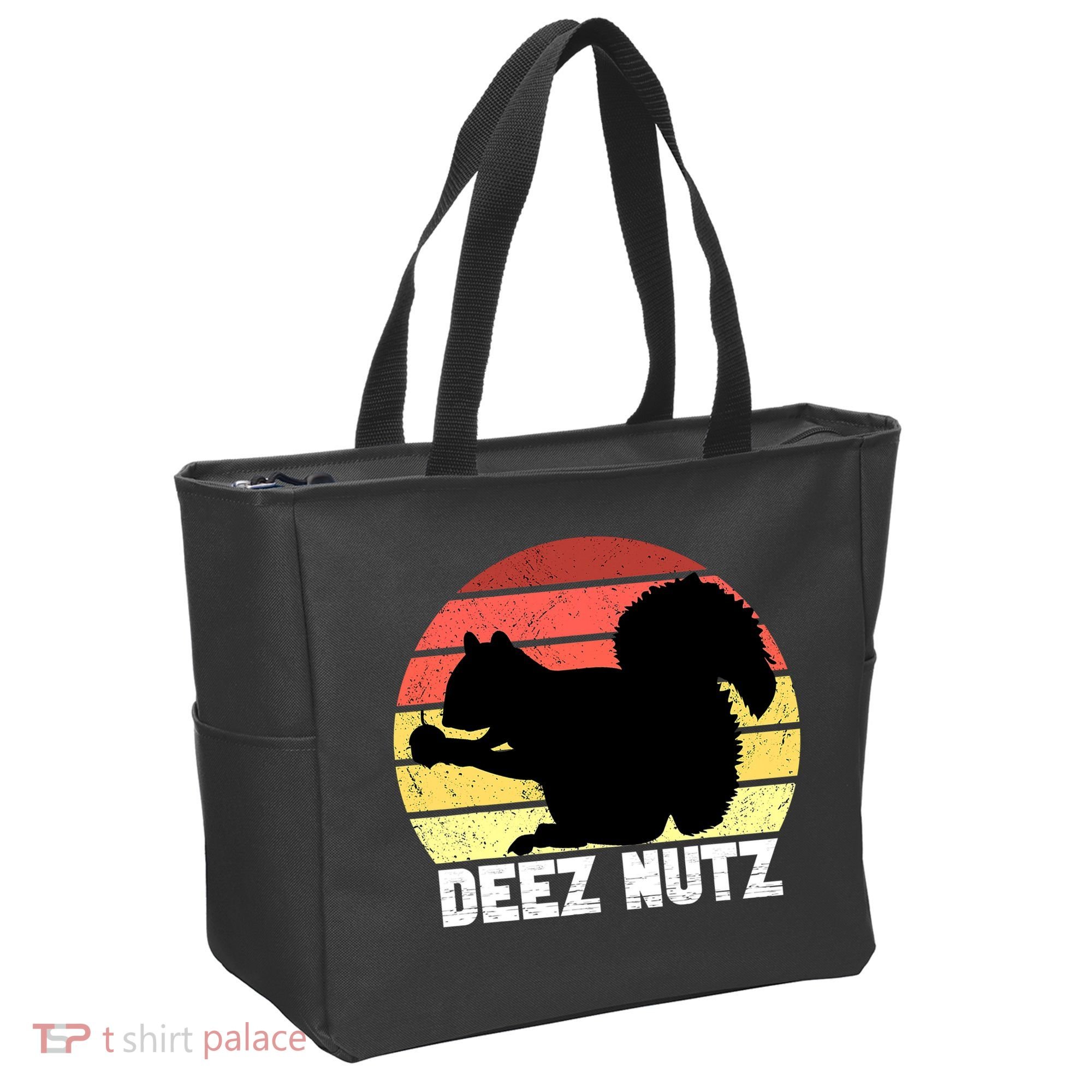Funny Saying Deez Nutz Christmas Gopher Ugly Xmas Tote Bag
