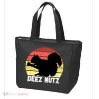 Funny Saying Deez Nutz Christmas Gopher Ugly Xmas Tote Bag thumb 3