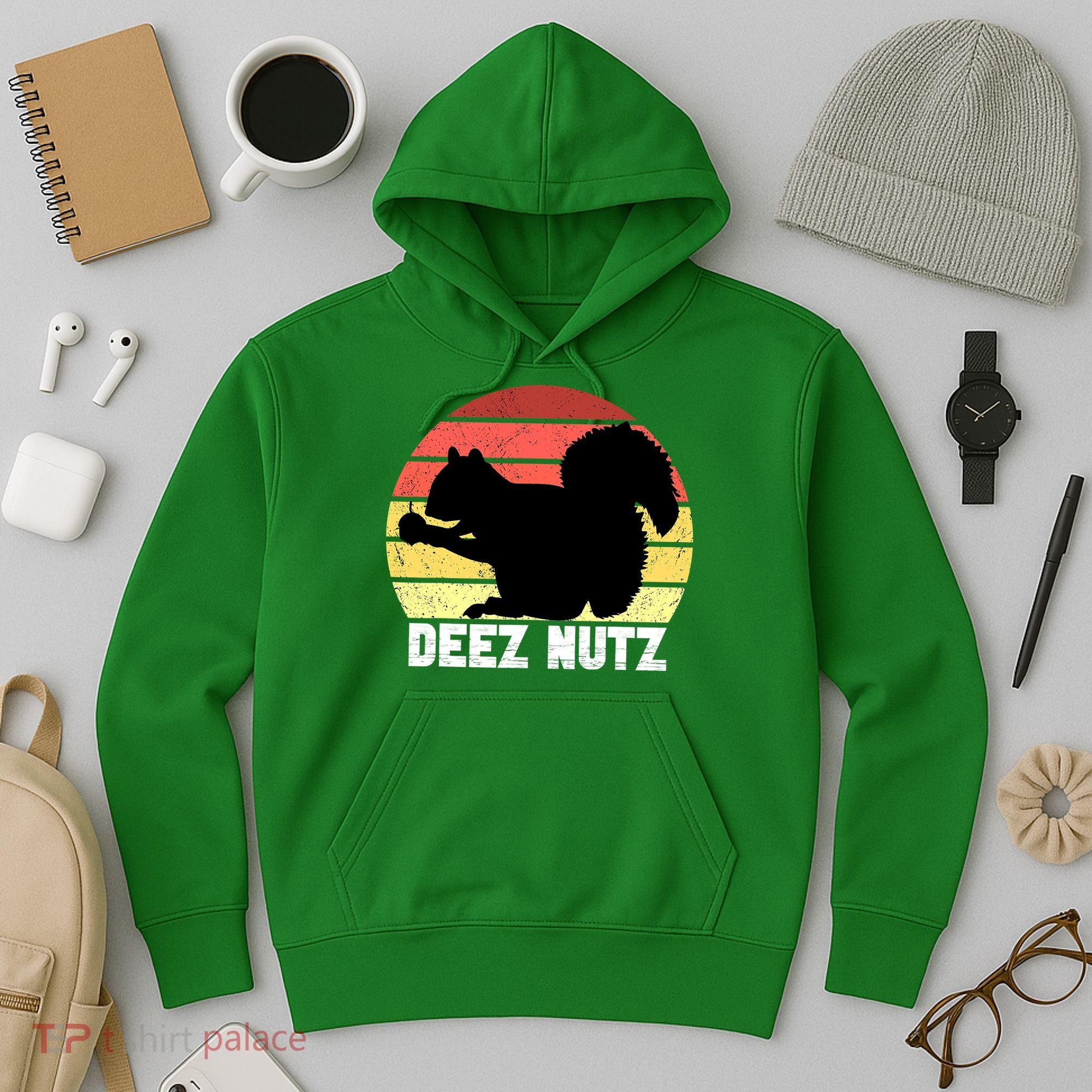 Funny Saying Deez Nutz Christmas Gopher Ugly Xmas Hoodie