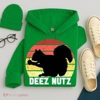 Funny Saying Deez Nutz Christmas Gopher Ugly Xmas Hoodie thumb 4