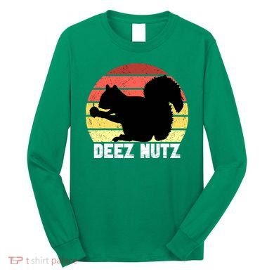 Funny Saying Deez Nutz Christmas Gopher Ugly Xmas Long Sleeve Shirt