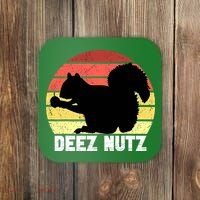 Funny Saying Deez Nutz Christmas Gopher Ugly Xmas Coaster thumb 0