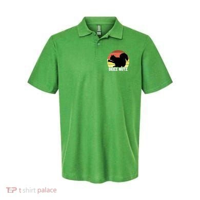 Funny Saying Deez Nutz Christmas Gopher Ugly Xmas Polo