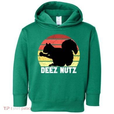 Funny Saying Deez Nutz Christmas Gopher Ugly Xmas Toddler Hoodie