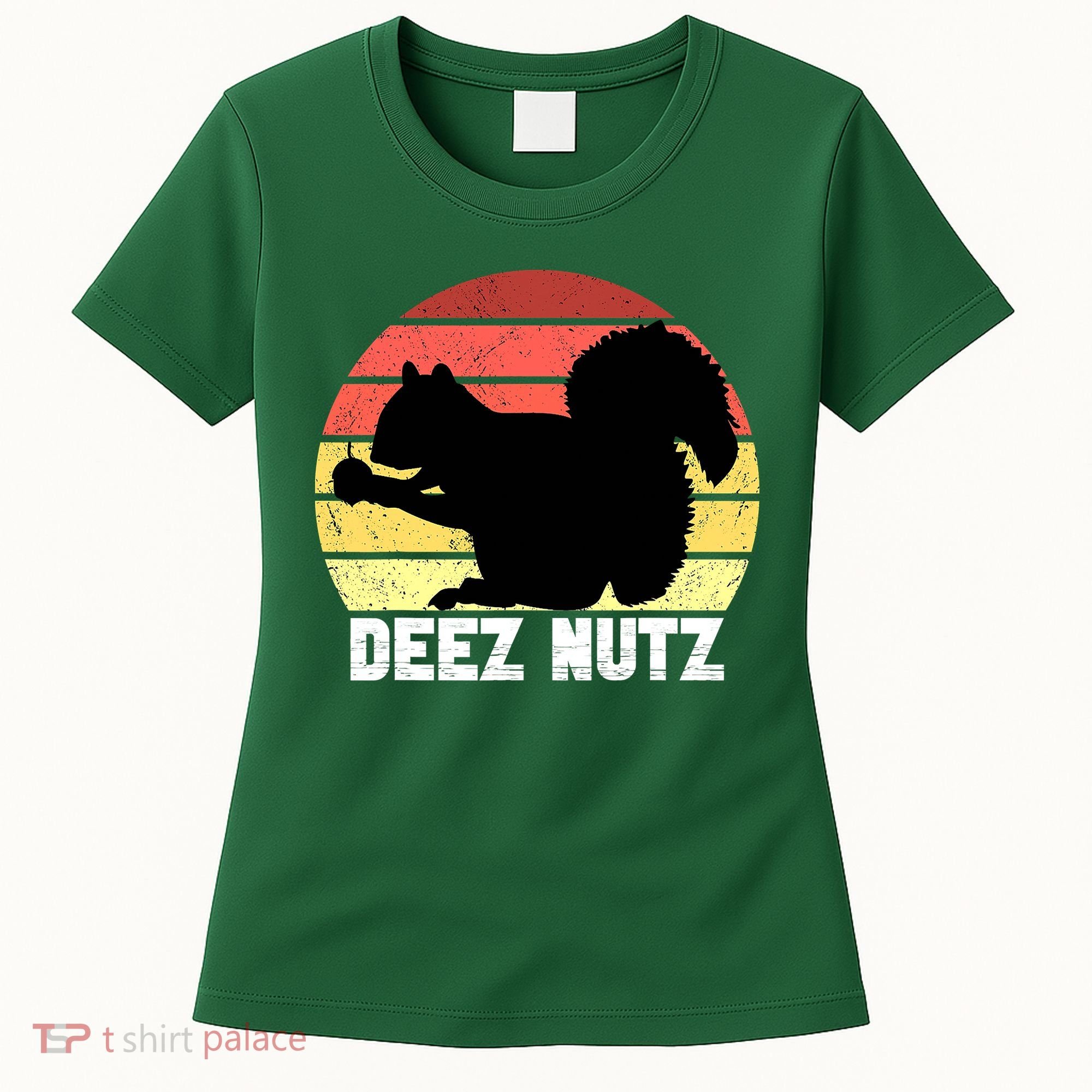 Funny Saying Deez Nutz Christmas Gopher Ugly Xmas Women's T-Shirt