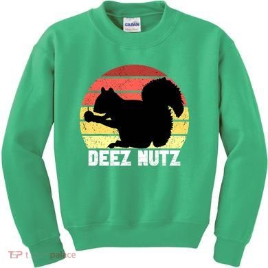 Funny Saying Deez Nutz Christmas Gopher Ugly Xmas Kids Sweatshirt