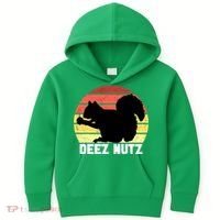 Funny Saying Deez Nutz Christmas Gopher Ugly Xmas Kids Hoodie thumb 0