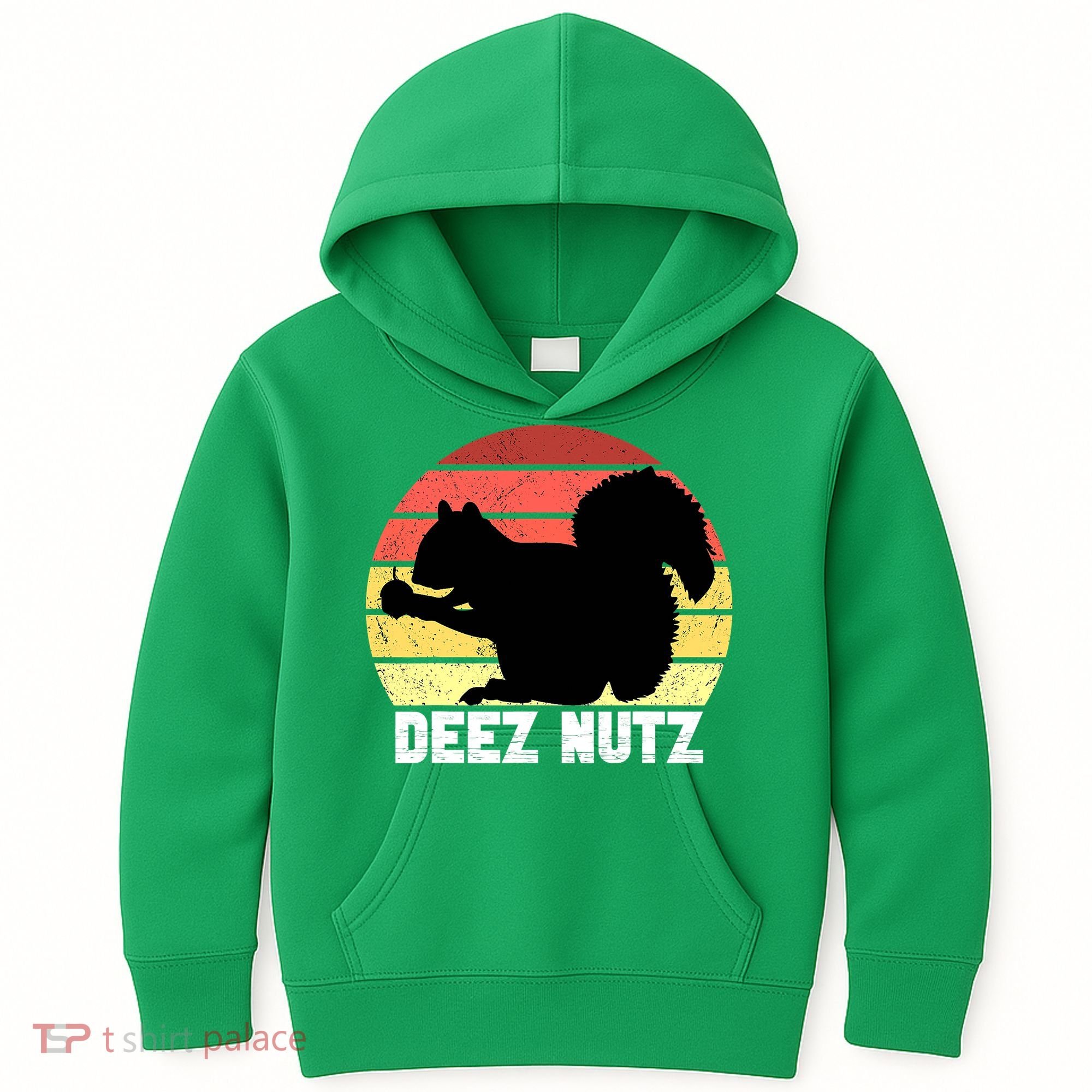Funny Saying Deez Nutz Christmas Gopher Ugly Xmas Kids Hoodie
