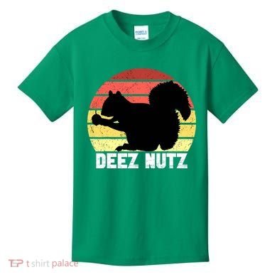 Funny Saying Deez Nutz Christmas Gopher Ugly Xmas Kids T-Shirt