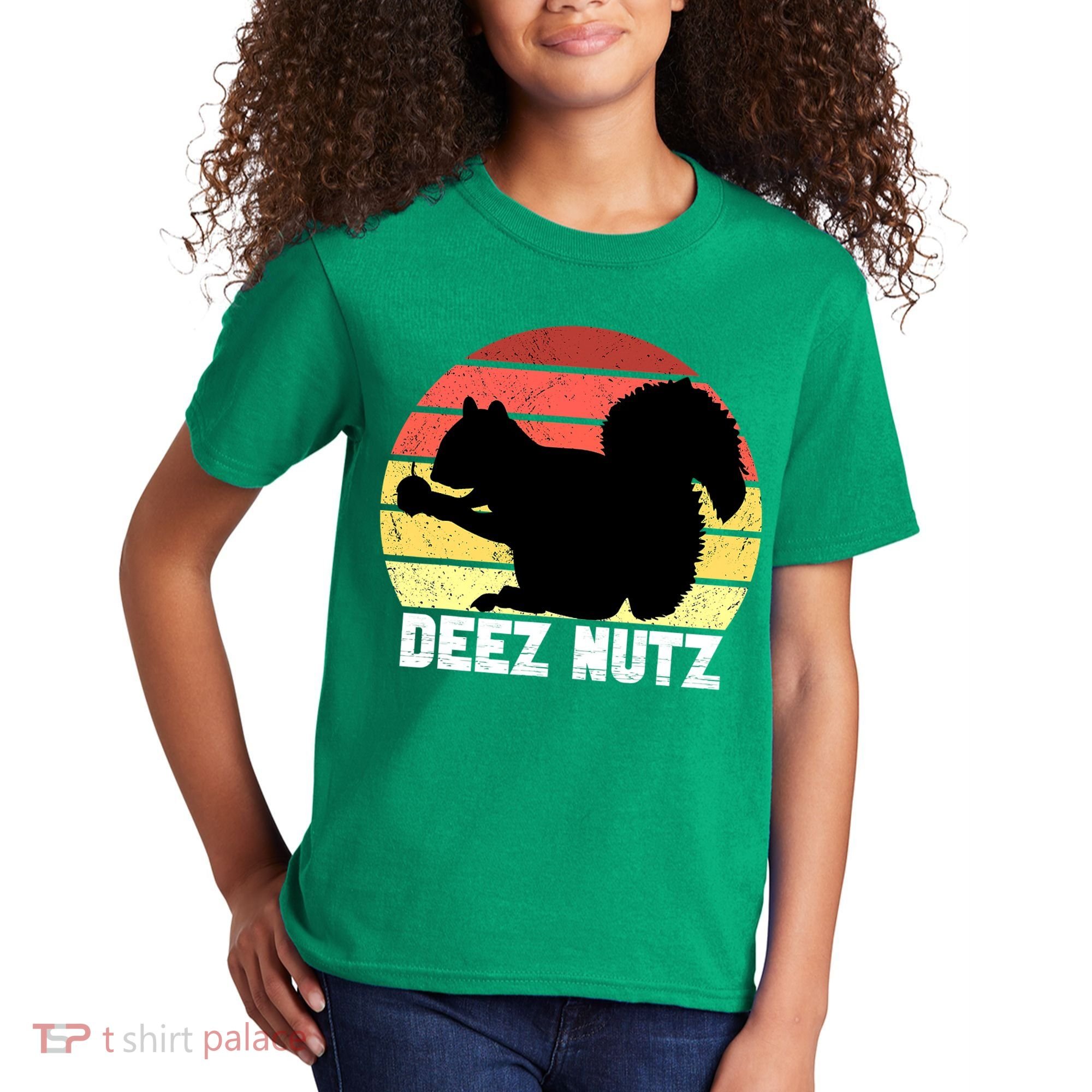 Funny Saying Deez Nutz Christmas Gopher Ugly Xmas Kids T-Shirt