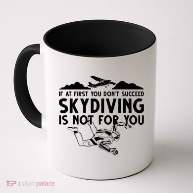 Funny Skydiving Design For Men Women Skydiver Skydive Lovers Coffee Mug