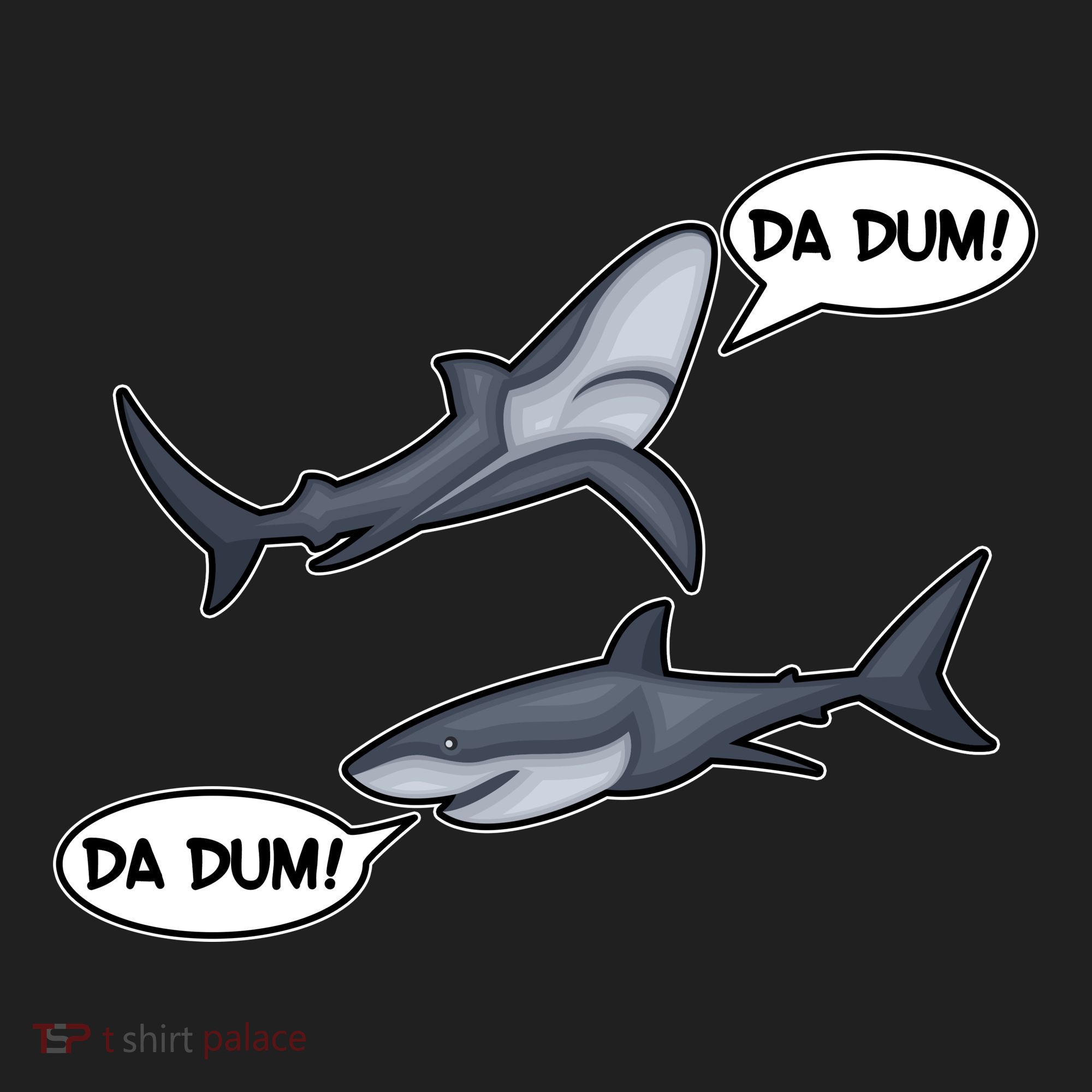 Funny Shark Da Dum Da Dum Women's Sweatshirt