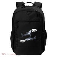 Funny Shark Da Dum Da Dum Backpack thumb 0