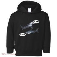 Funny Shark Da Dum Da Dum Toddler Hoodie thumb 0