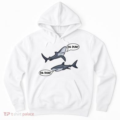 Funny Shark Da Dum Da Dum Hoodie
