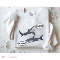 Funny Shark Da Dum Da Dum Sweatshirt thumb 2