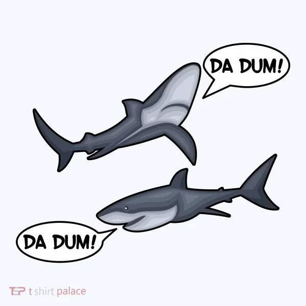 Funny Shark Da Dum Da Dum Bucket Hat