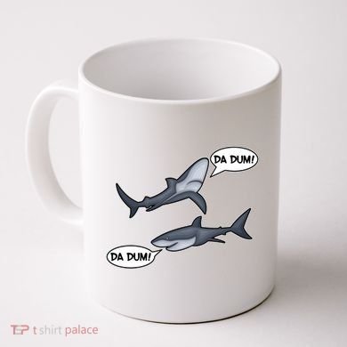 Funny Shark Da Dum Da Dum Coffee Mug