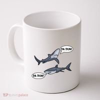 Funny Shark Da Dum Da Dum Coffee Mug thumb 0