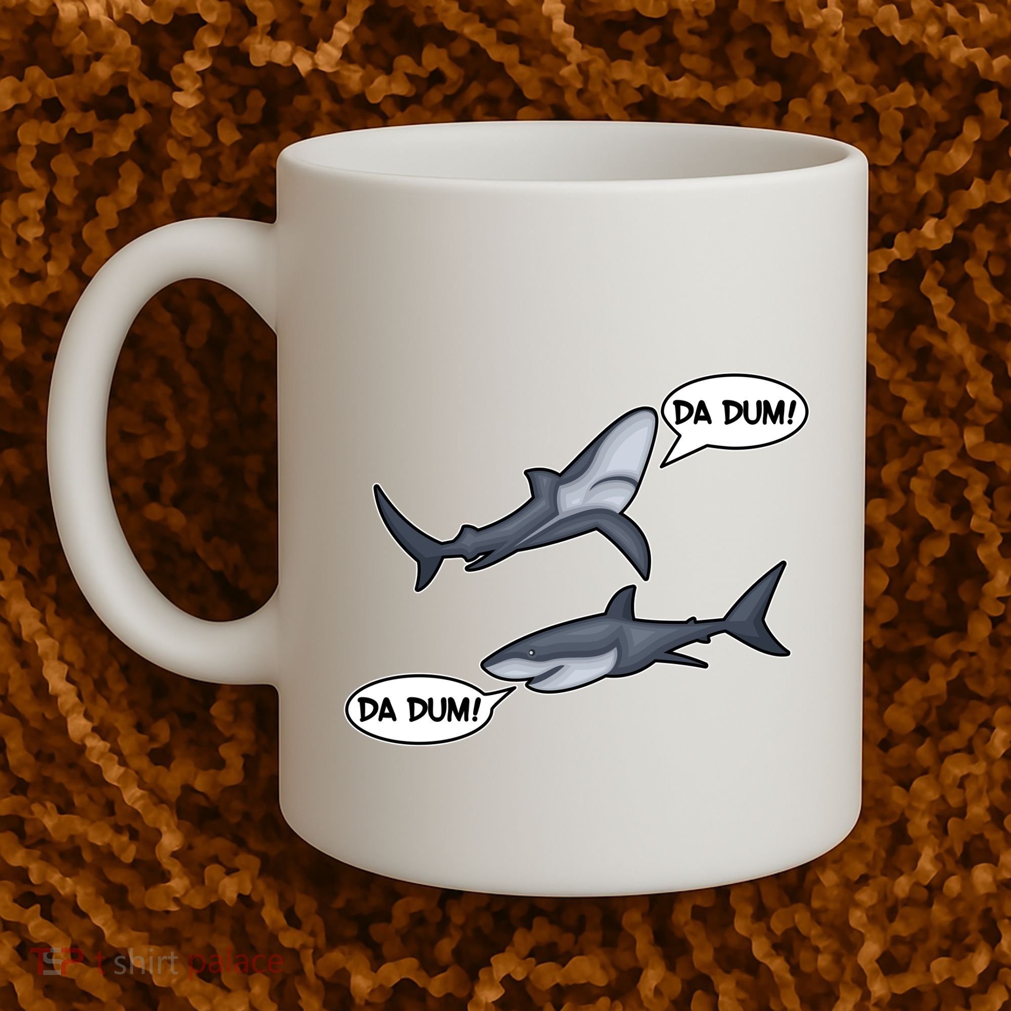 Funny Shark Da Dum Da Dum Coffee Mug